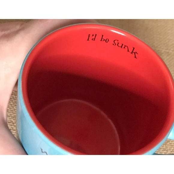 Silvestri Max And Lucy Without You I'd Be Sunk Blue Mug Cup Cute Twee Romance - Picture 6 of 7